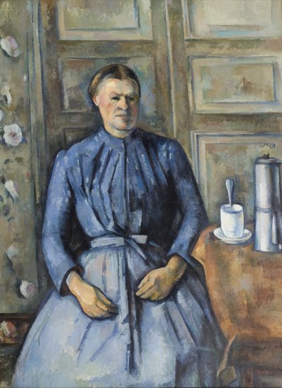 Vrouw met een Koffiepot door Paul Cézanne